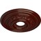 Ekena Millwork Orleans Ceiling Medallion (Canopies up to 4 5/8"), 17 5/8"OD X 3 5/8"ID X 1 7/8"P, Brushed Mahogany CM17OLBMF - alternate 2